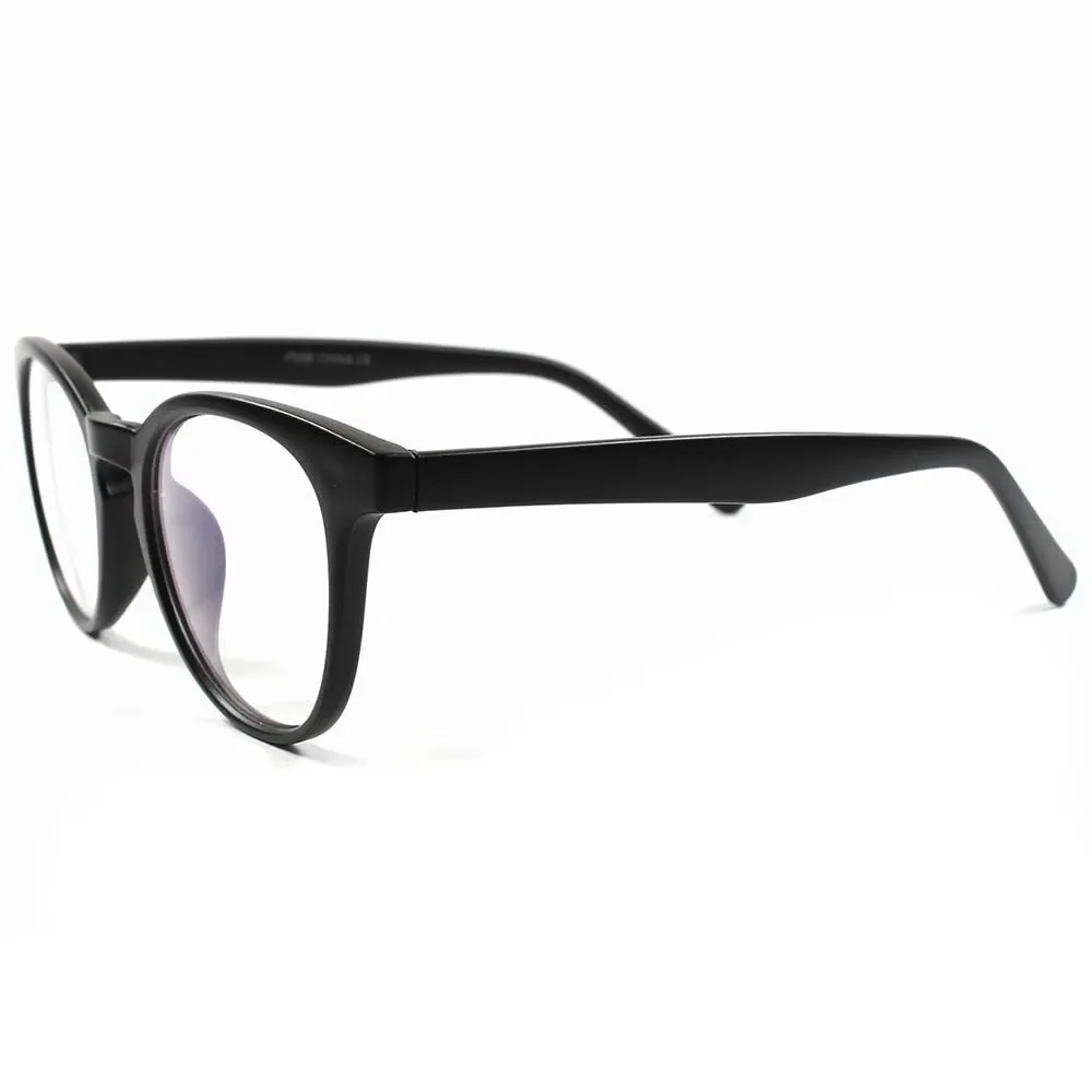 Matte Black Vintage Retro Fashion Mens Womens Nerd Geek Clear Lens Glasses A80